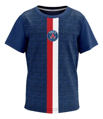 Camisa Infantil Psg Paris Cap Oficial Licenciada